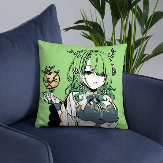 Ceres Fauna Throw Pillow, Vtuber Throw Pillows, Gift for Vtuber Fan, Ceres Fauna Throw Pillow, Decorative Pillow, Hololive Merch