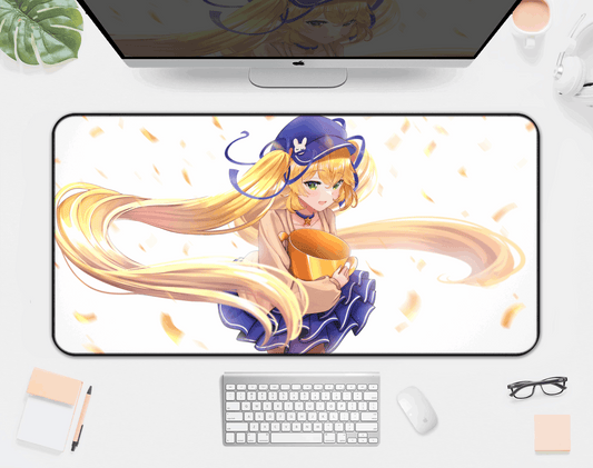 Dokibird Deskmat, Vtubers Illustration Mousepad XL XXL, Gaming Desk Mat Gift for Gamers, Waifu Deskmat, Dokibird Merch, Dokibird Mousepad