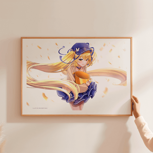Dokibird Art Print, Dokibird Poster, Dokibird Merch, Gift For Vtuber Fan, Vtuber Merch, Vtuber Poster, Dokishrine,Dokibird Fan,Vtuber Poster