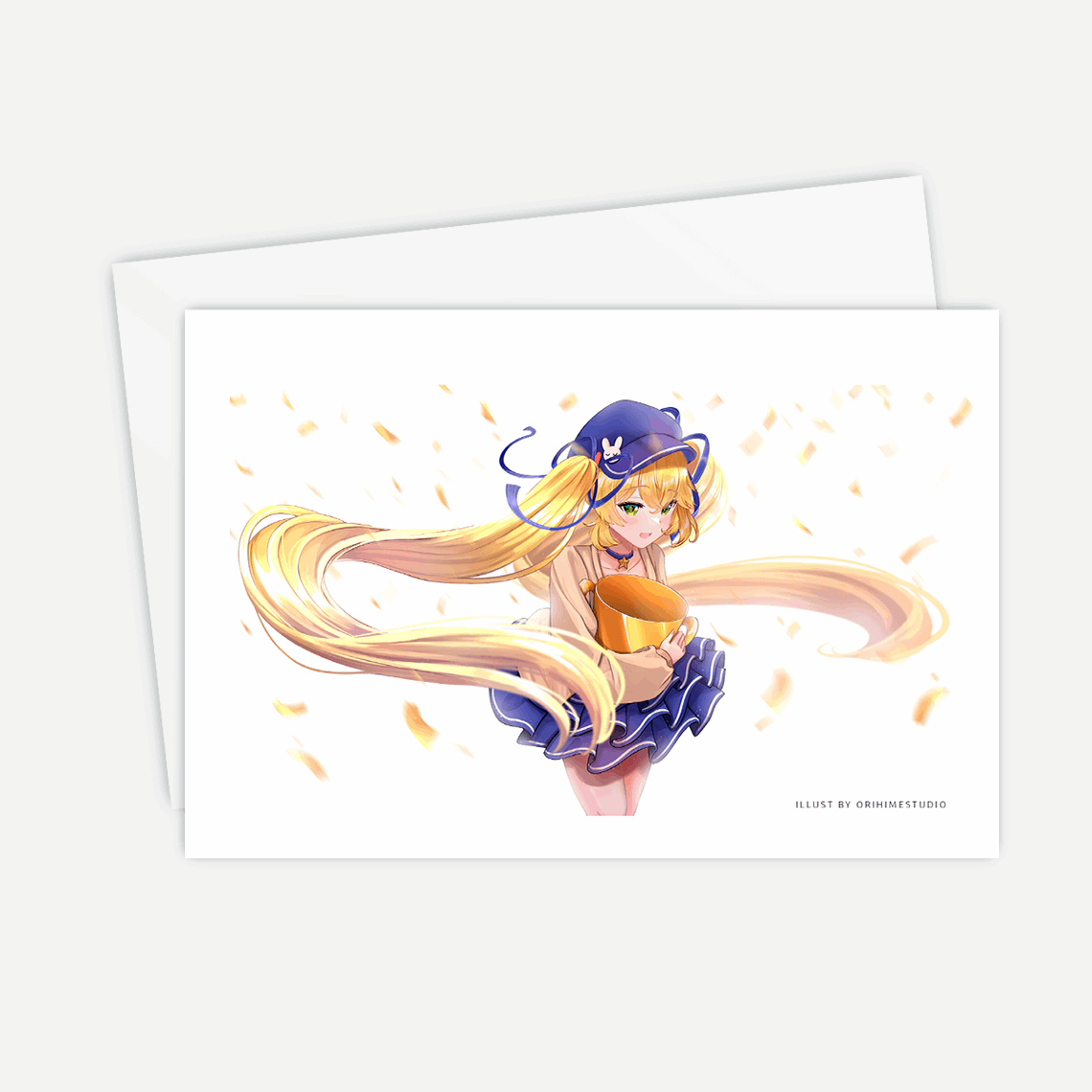 Dokibird Postcard, Vtuber Mini Print, Dokibird Mini Print, Vtubers Merch, Dokishrine,Dokibird Merch,Dokibird Mini Poster,Gift For Vtuber Fan