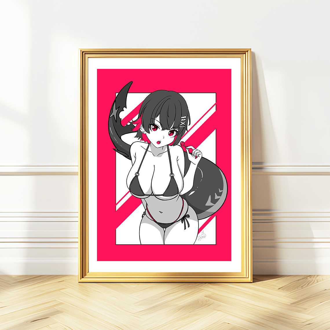Ellen Joe Zenless Zone Zero Poster, Ellen Joe Zenless Zone Zero Merch, Gift For Gamer Fan, Vtuber Merch, Ellen Joe Zenless Zone Zero Fan, Waifu ZZZ Poster