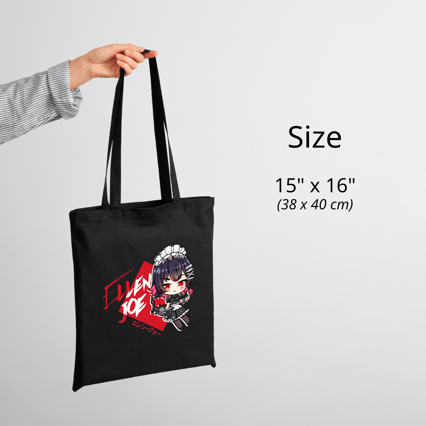 Ellen Joe Zenless Zone Zero Tote Bag Waifu gacha game Tote Bag Ellen Joe Zenless Zone Zero Fan Merch Cotton Canvas Tote Bag Eco Tote Bag Sustainable Bag Kawaii Tote Bag Ellen Joe Zenless Zone Zero merch