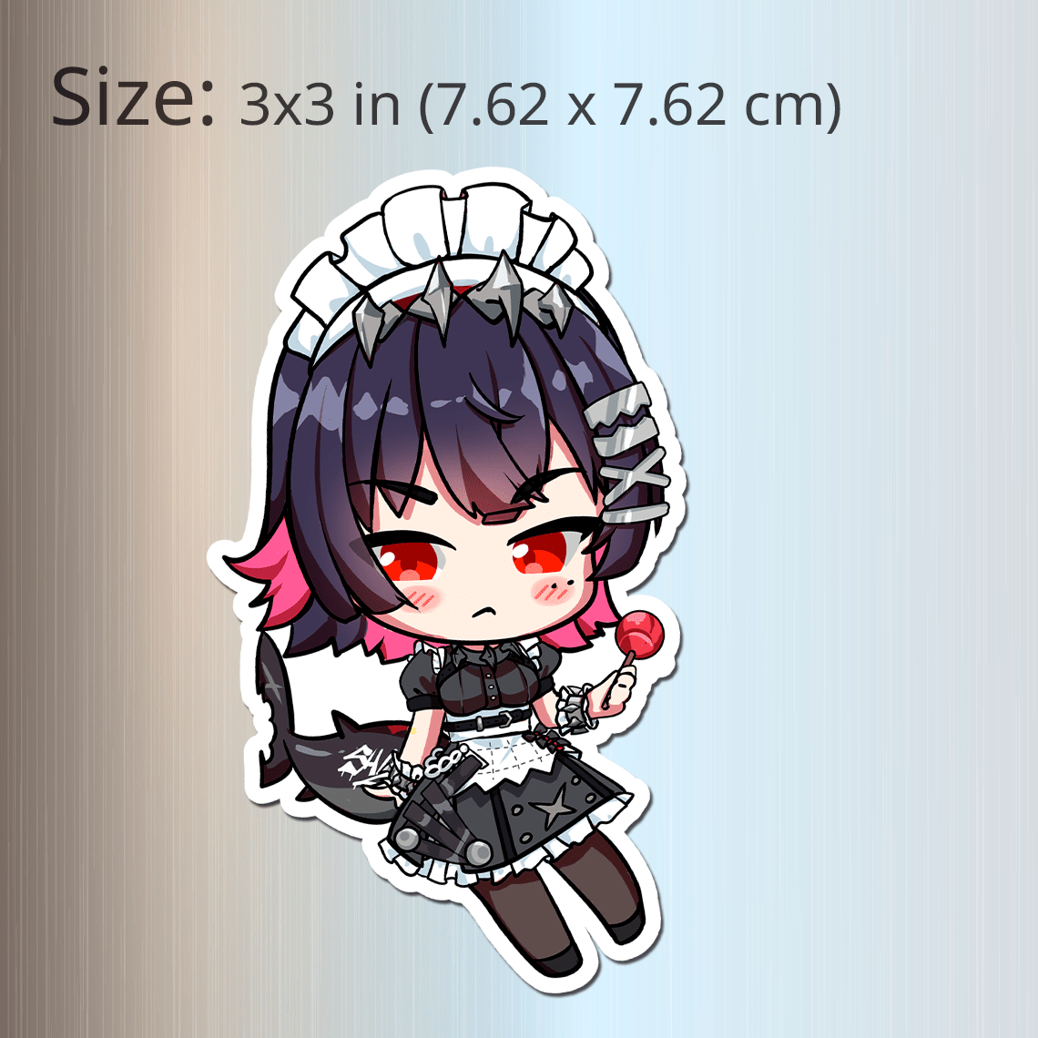 Ellen Joe Zenless Zone Zero Fridge Magnet, Die Cut Ellen Joe Zenless Zone Zero Magnets 3″ × 3″, Games Merch, Ellen Joe Merch, Ellen Joe Magnet, Ellen Joe Fan