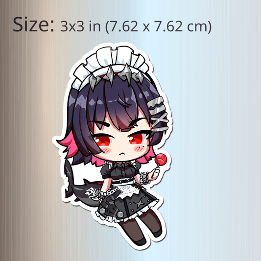 Ellen Joe Zenless Zone Zero Fridge Magnet, Die Cut Ellen Joe Zenless Zone Zero Magnets 3″ × 3″, Games Merch, Ellen Joe Merch, Ellen Joe Magnet, Ellen Joe Fan