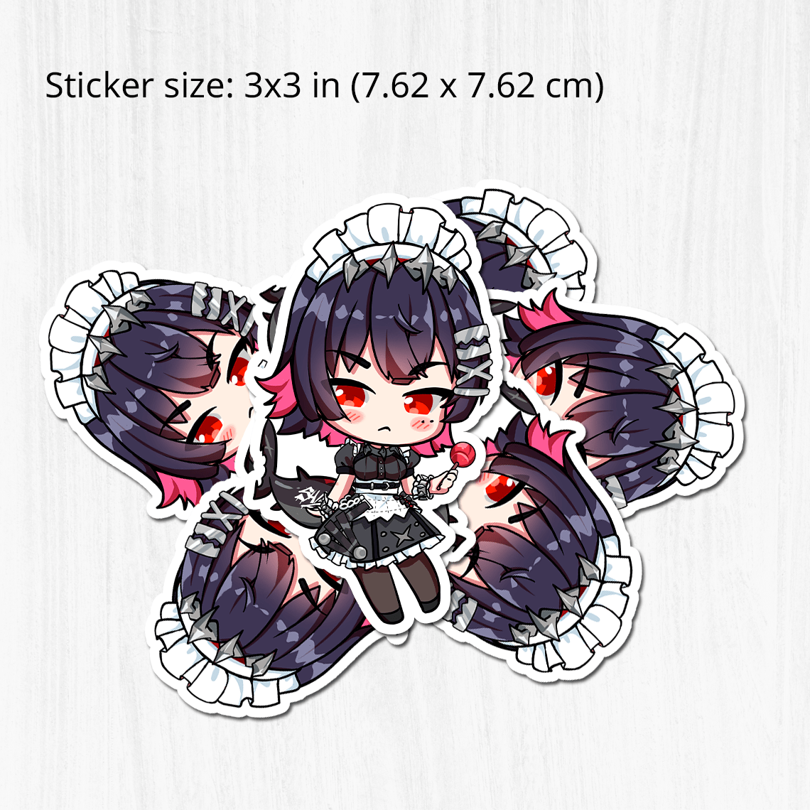 Ellen Joe Zenless Zone Zero Sticker, Ellen Joe Stickers, Kiss Cut Stickers 3"x3", Ellen Joea Stickers, Stationery Stickers, Zenless Zone Zero Merch, Ellen Joe merch