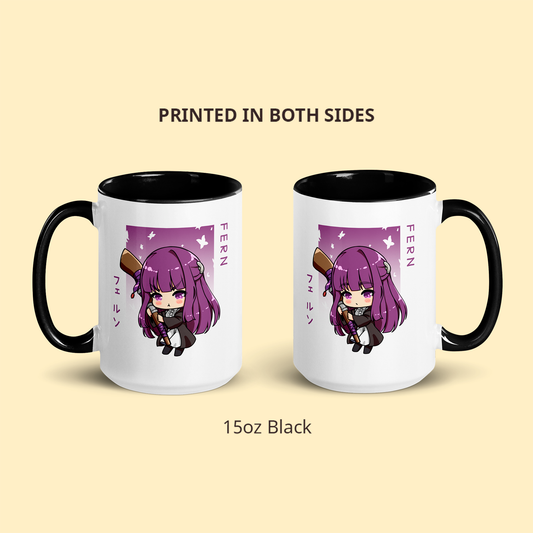 Fern Mug, Anime Mug, Sōsō no Frieren Coffee Cup, Frieren: Beyond Journey's End Merch, Customized Coffee Mug, Anime Merch, Frieren Fan Merch, Gift For Friend