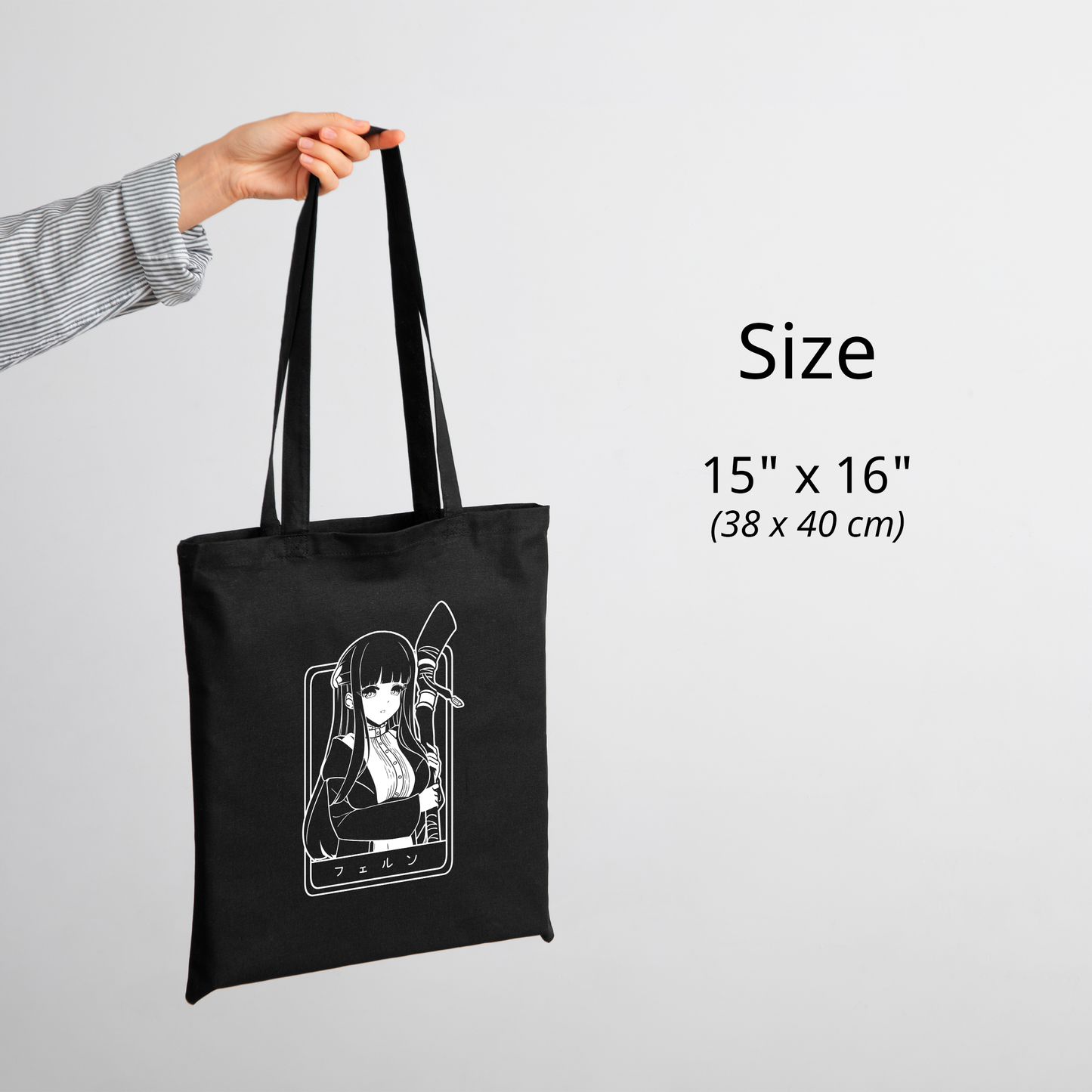 Frieren Tote Bag Anime Tote Bag Frieren: Beyond Journey's End Fan Merch Cotton Canvas Tote Bag Eco Tote Bag Sustainable Bag Kawaii Tote Bag Sōsō no Frieren merch