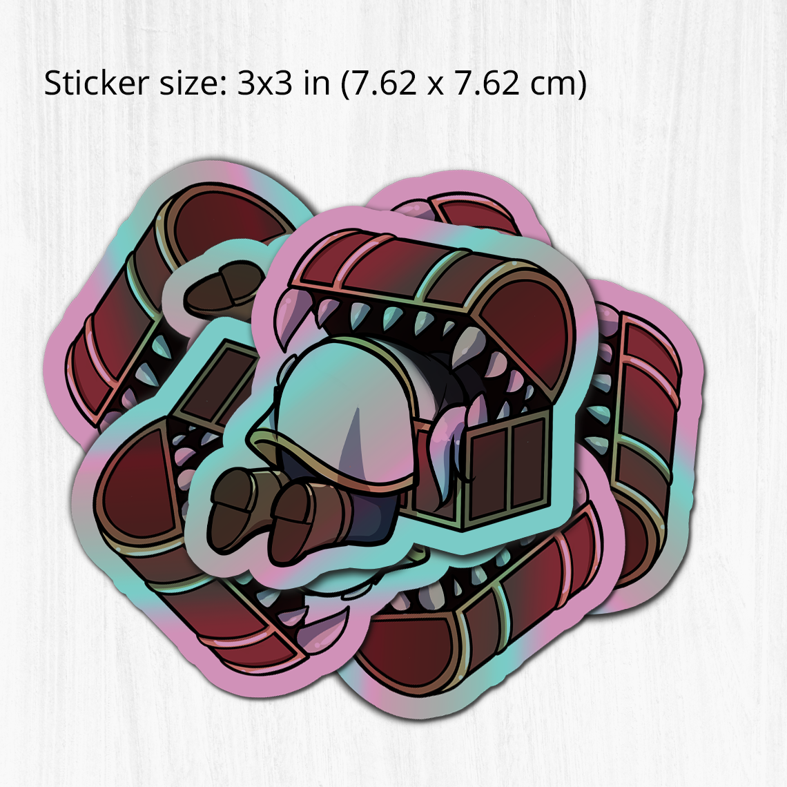 Frieren holographic Sticker, Anime Stickers, Kiss Cut Stickers 3"x3", Sōsō no Frieren Stickers, Frieren: Beyond Journey's End Stickers, Stationery Stickers, Frieren Merch, Anime stickers