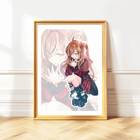 Nanashi Mumei Wall Art Nanashi Mumei Poster Hololive Merch Vtubers Gift Hololive Wall Decor Nanashi Mumei Merch Anime Wall Art Canvas