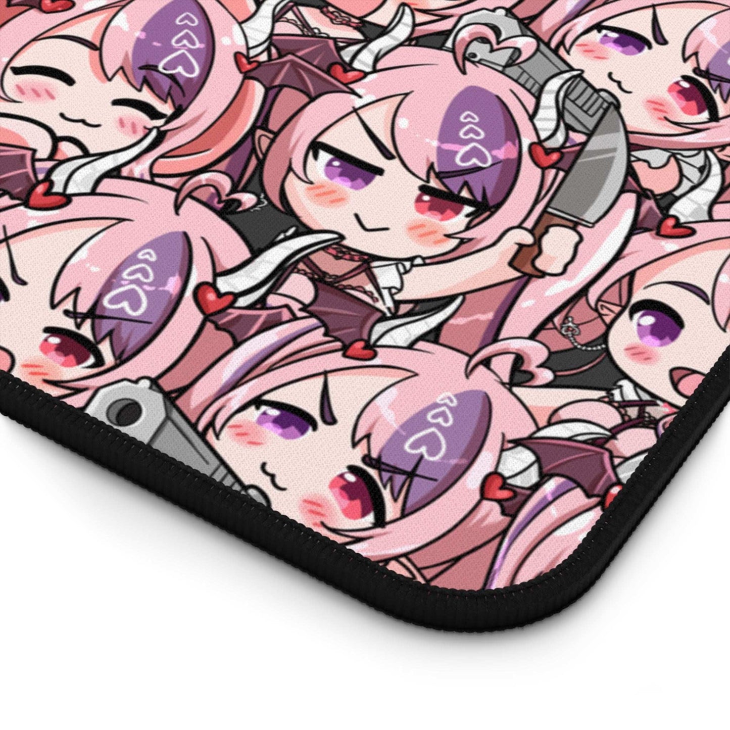 VShojo Ironmouse Deskmat, Vtuber Mousepad XL XXL Gaming Desk Mat, Gift for Vtuber Fan, Waifu Mousepad, Waifu Deskmat, Ironmouse Merch