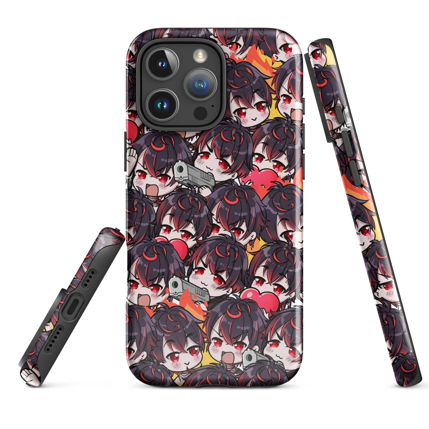 K9 Kuro Phone Case, Vtuber Phone Case, K9 Kuro Merch, Iphone Case, Samsung Case, Gift For Vtuber Fan, Kuro Kurenai Fan, Kawaii Phone Case