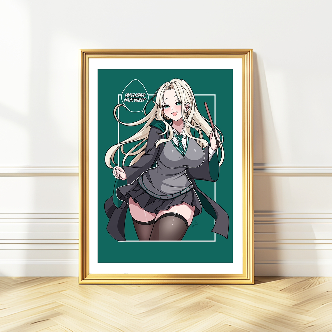 Malfoid Wall Art Harry Potter Merch Gift Draco Malfoy Wall Decor Malfoid Merch Wall Art Canvas