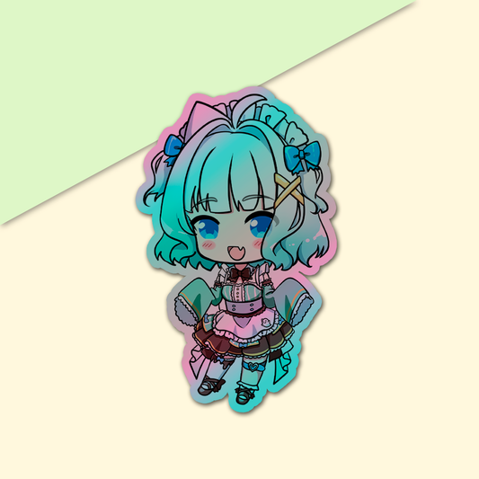 Mint Fantome Sticker, Mint Fantome Stickers, Kiss Cut Stickers 3"x3", Mint Fantome Stickers, Stationery Stickers, Maid Mint Merch, Maid Mint merch