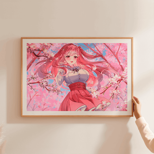 Mori Calliope Wall Art Mori Calliope Hololive MythMerch Vtubers Gift Hololive Wall Decor Mori Calliope Merch Anime Wall Art Canvas