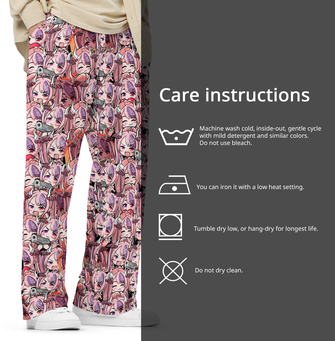 Ironmouse pajama pants Vtuber pajama Vshojo apparel Gift for Vtuber Fan Anime pajama Cool Vtuber apparel Ironmouse Merch waifu vtuber merch