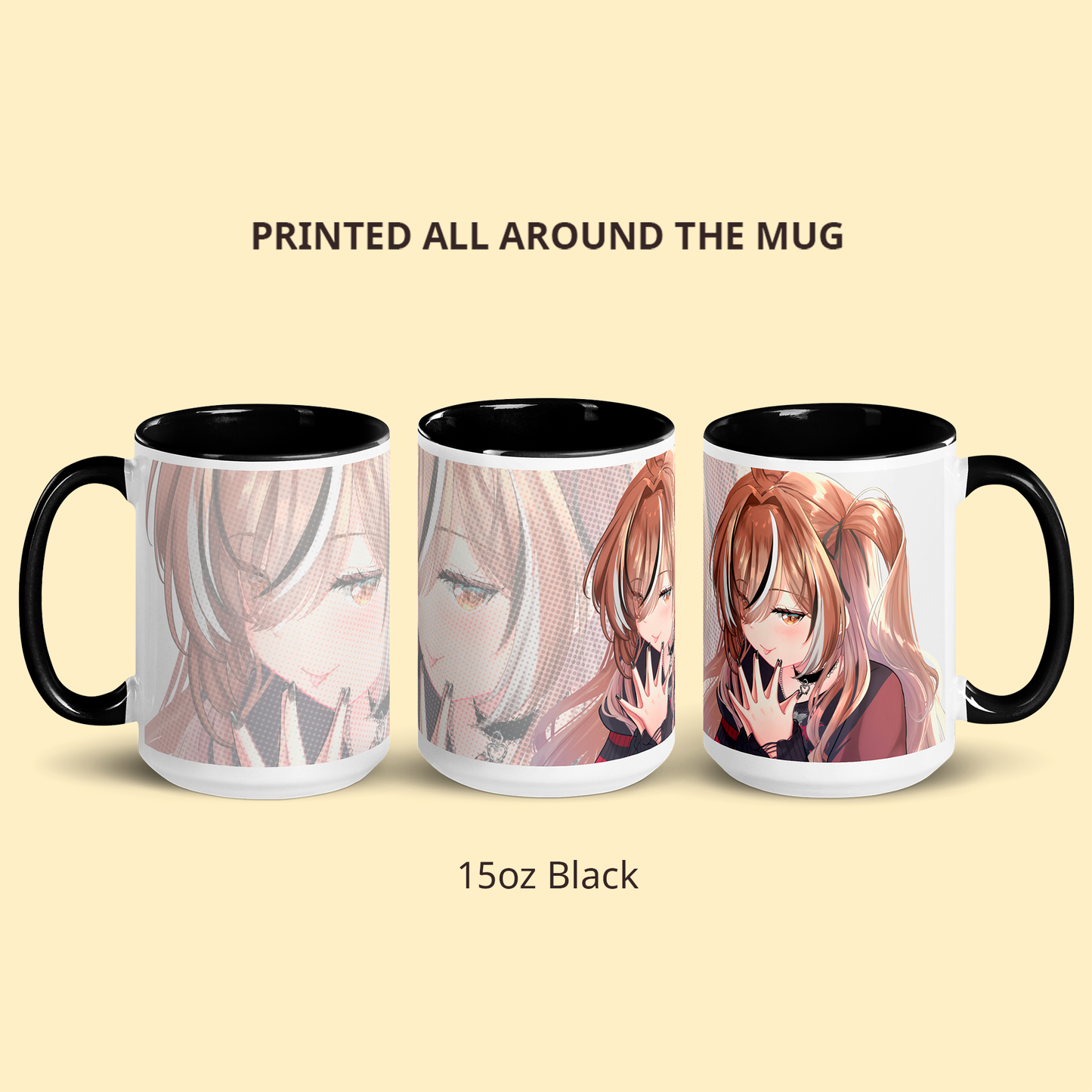 Goth Nanashi Mumei Mug Vtuber Coffee Mug Hololive Coffee Cup Hololive Council Promise Mug Goth Nanashi Mumei Merch Hololive Fan Vtuber Merch Vtuber Fan