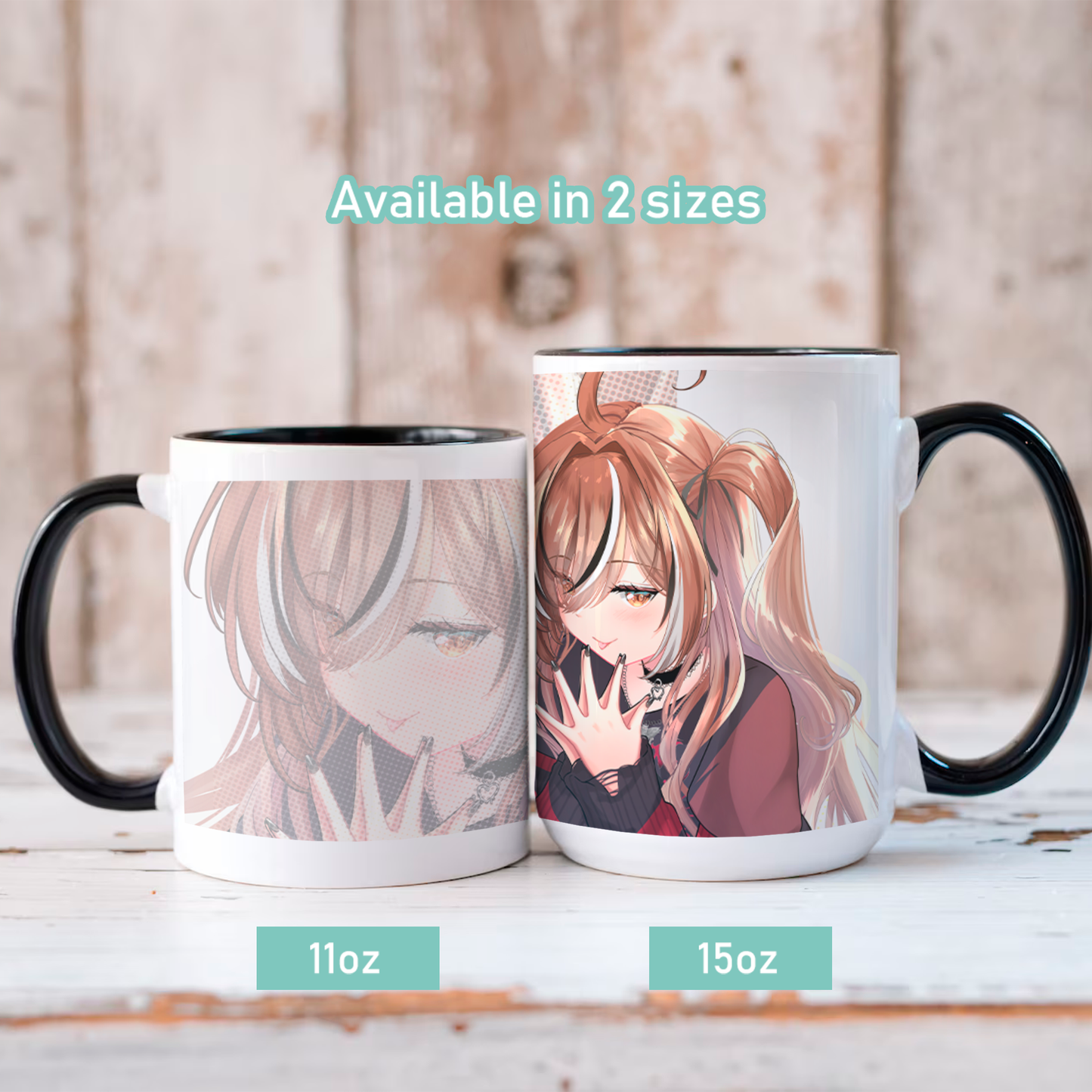 Goth Nanashi Mumei Mug Vtuber Coffee Mug Hololive Coffee Cup Hololive Council Promise Mug Goth Nanashi Mumei Merch Hololive Fan Vtuber Merch Vtuber Fan