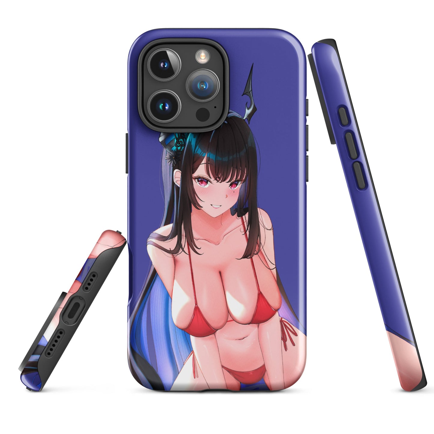 Nerissa Ravencroft Phone Case Vtuber Phone Case Hololive Merch Iphone Case Samsung Case Gift For Vtuber Fan Nerissa Ravencroft Fan Kawaii Phone Case