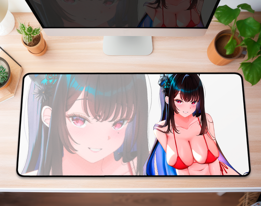 Nerissa Ravencroft Deskmat Vtubers Mousepad XL XXL Gaming Desk Mat Gift for Gamers Waifu Large Playmat Hololive Merch Nerissa Ravencroft Mousepad