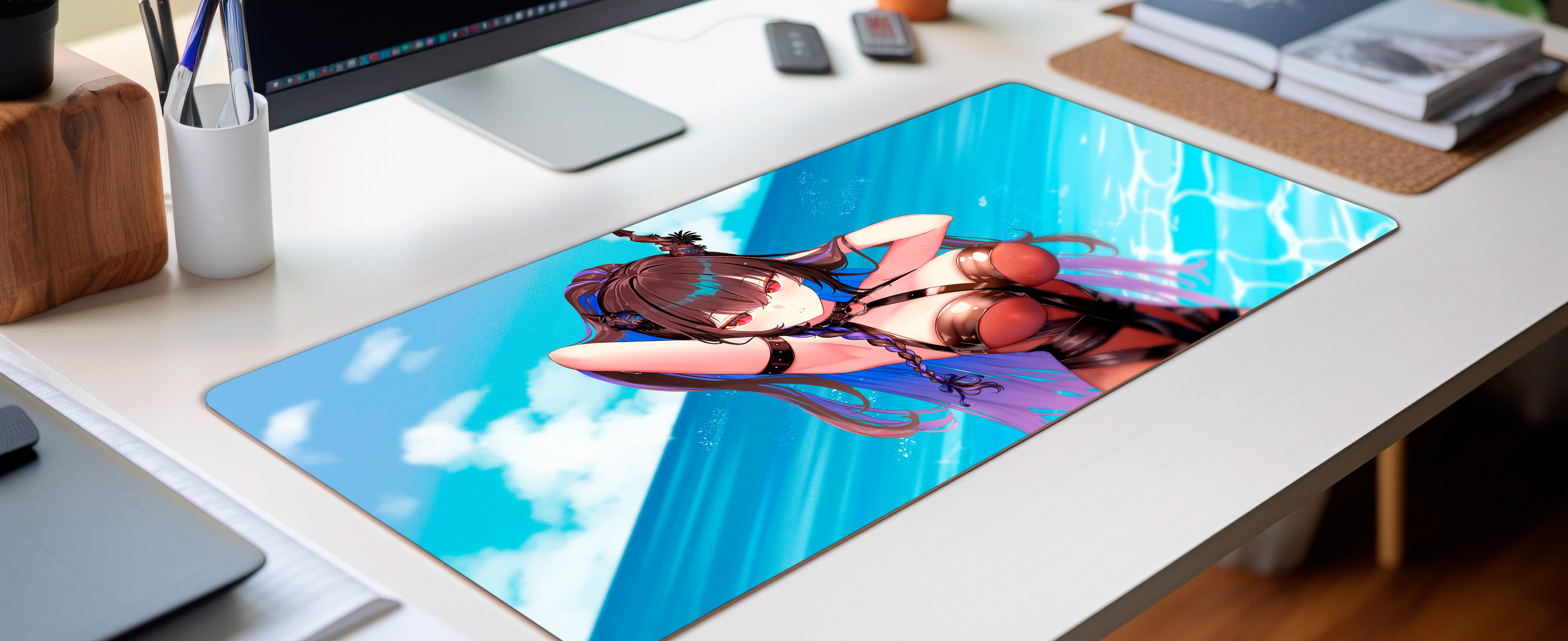 nerissa ravencroft XXL mousepad, nerissa ravencroft desk mat, nerissa ravencroft merch, nerissa ravencroft vtuber, nerissa ravencroft fan