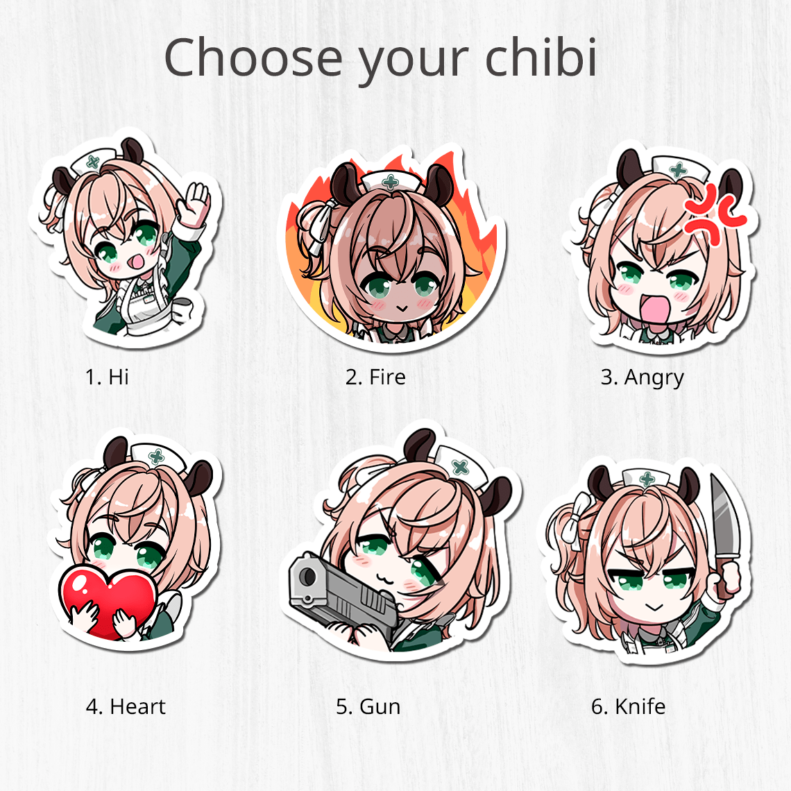 Nimi Nightmare Sticker, Vtuber Stickers, Kiss Cut Stickers 3"x3", Nimi Nightmare Stickers, Stationery Stickers, Nimi Nightmare Merch, Vtuber merch