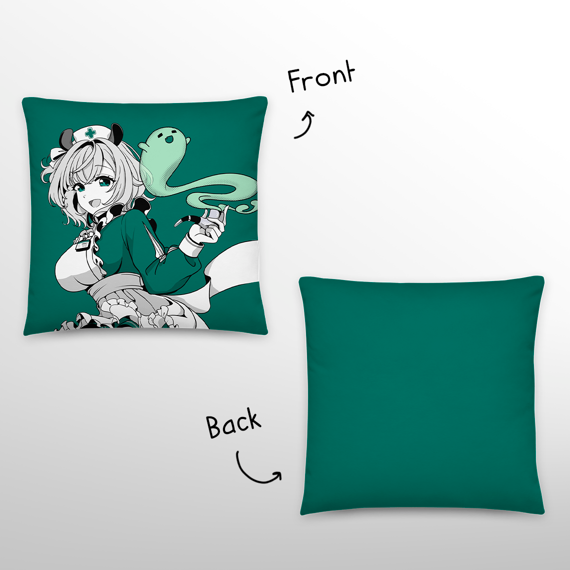 Nimi Nightmare Throw Pillow, Vtuber Throw Pillows, Gift for Vtuber Fan, Nimi Nightmare Throw Pillow, Decorative Pillow, Nimi Nightmare Merch