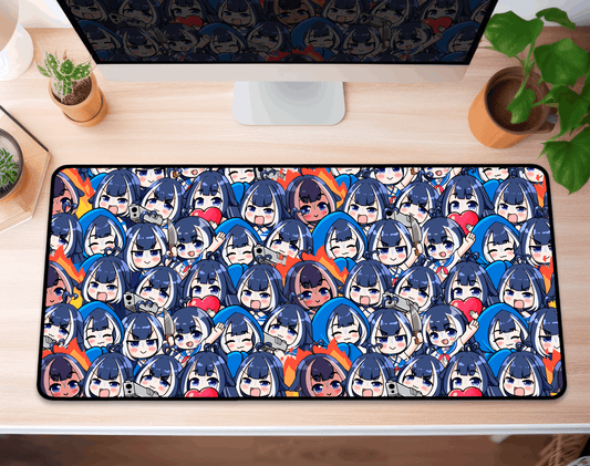 Shylily Deskmat, Vtuber Mousepad XL XXL Gaming Desk Mat, Gift for Vtuber Fan, Waifu Mousepad, Waifu Deskmat, Shylily Merch, Shylily Playmat