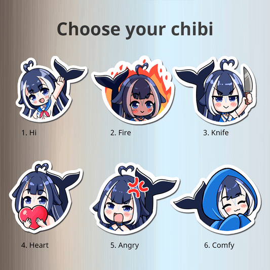 Shylily Fridge Magnet, Die Cut Vtuber Magnets 3″ × 3″, Vtuber Merch, Shylily Merch, Shylily Magnet, Shylily Fan, Vtuber Fan, Vtuber Magnet