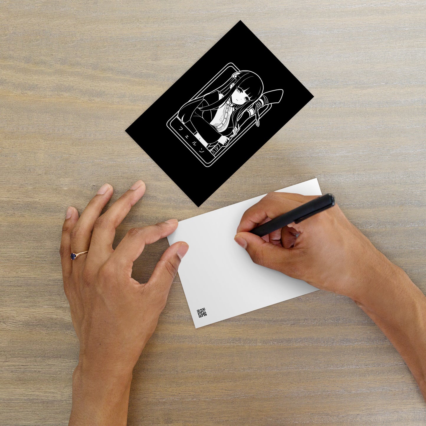 Fern Postcard Mini Print Frieren: Beyond Journey's End Merch Fern Anime Mini Print Sōsō no Frieren Merch