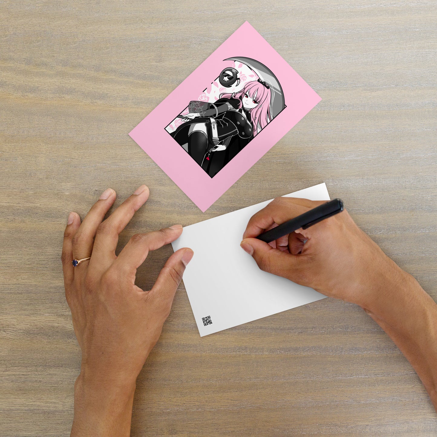 Hololive Mori Calliope Postcard, Mori Calliope Mini Print, Hololive Merch, Mori Calliope Merch, Vtubers Merch, Mori Calliope Print, Mori Calliope Poster, Vtuber Poster