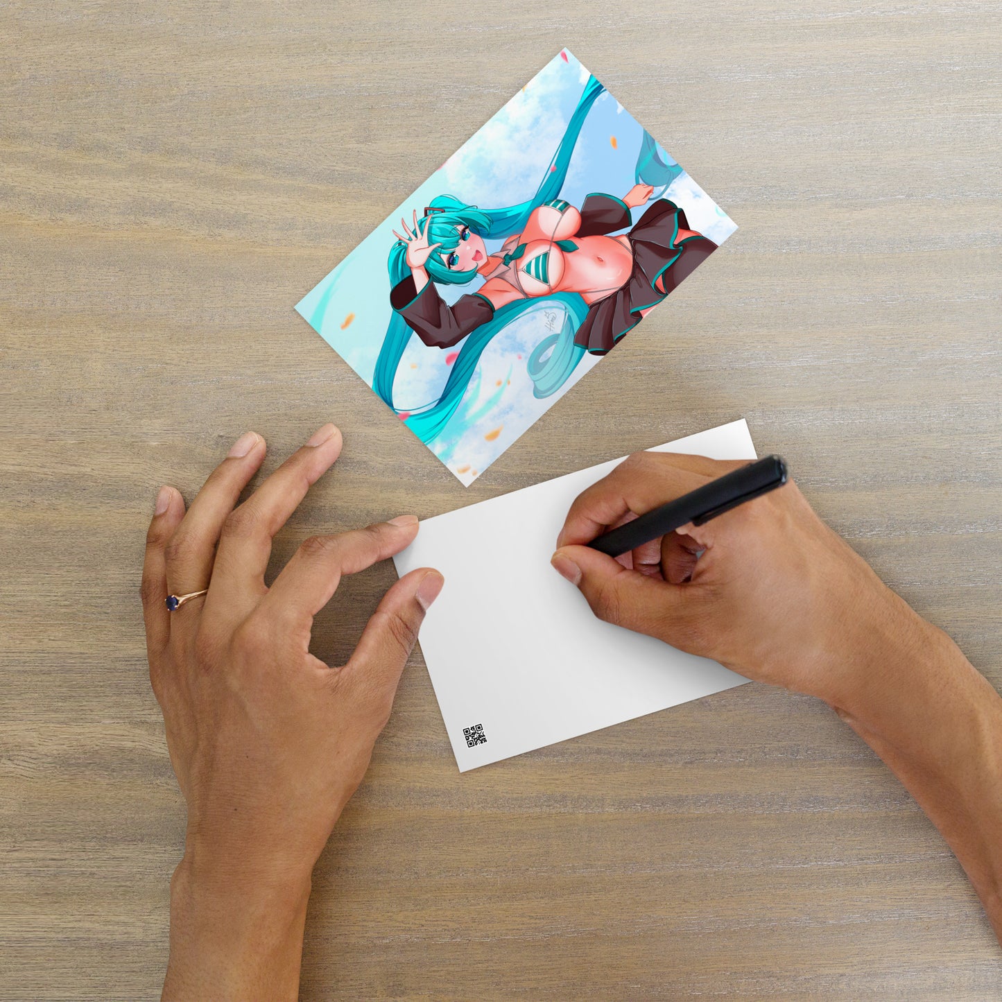 Hatsune Miku Postcard Mini Print Hatsune Miku Merch Miku Merch Hatsune Miku Mini Print Hatsune Miku Merch
