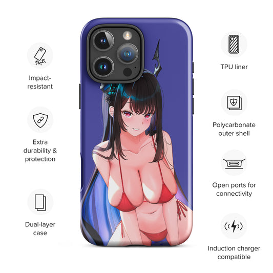 Nerissa Ravencroft Phone Case Vtuber Phone Case Hololive Merch Iphone Case Samsung Case Gift For Vtuber Fan Nerissa Ravencroft Fan Kawaii Phone Case