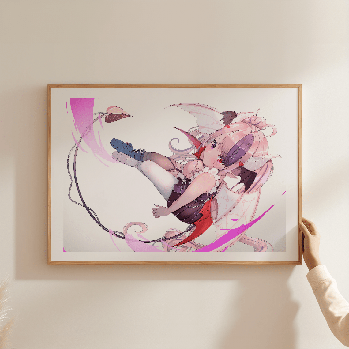 Bring your favorite VTubers and anime waifus to your wall! Discover fan-made art prints designed by Hime, perfect for every fan space.