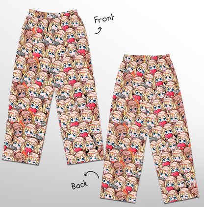 Amelia Watson pajama pants Vtuber pajama Hololive apparel Gift for Vtuber Fan Anime pajama Cool Vtuber apparel Amelia Watson Merch
