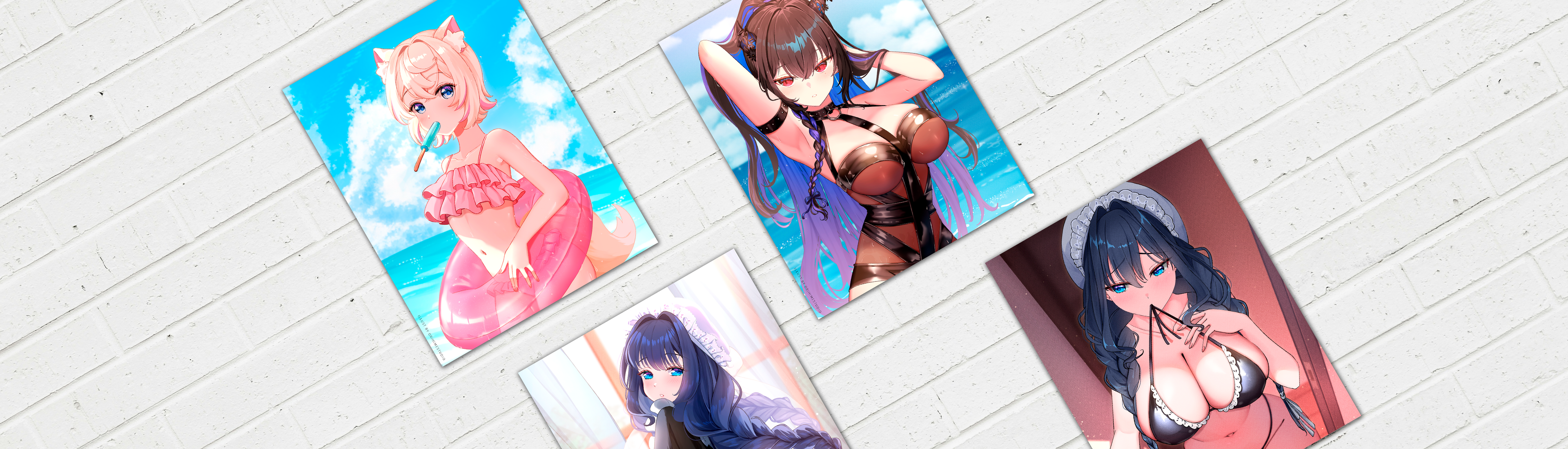 vtuber art prints, vtuber merch, vtuber products, posters