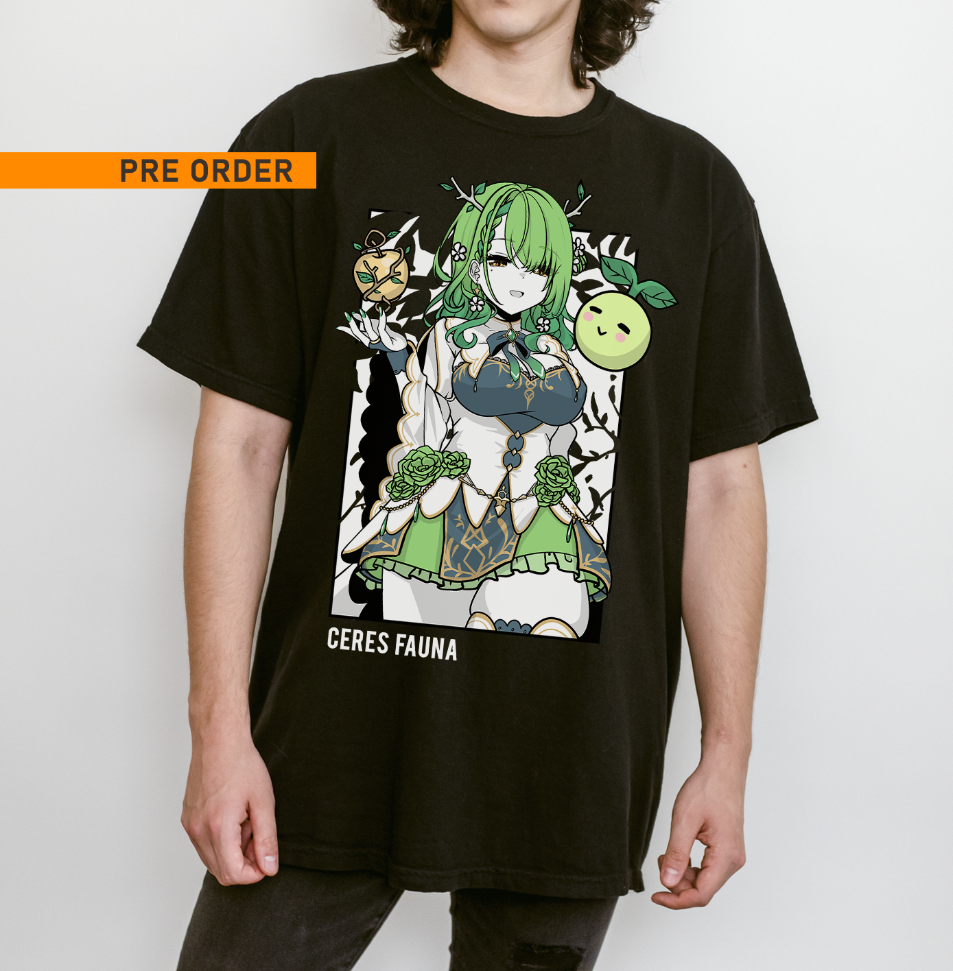 Ceres Fauna T-Shirt Vtuber Shirt Ceres Fauna Tee Gift for Vtuber Fan Anime Waifu Shirt Cool Vtuber Tee Waifu T-Shirt Hololive Merch