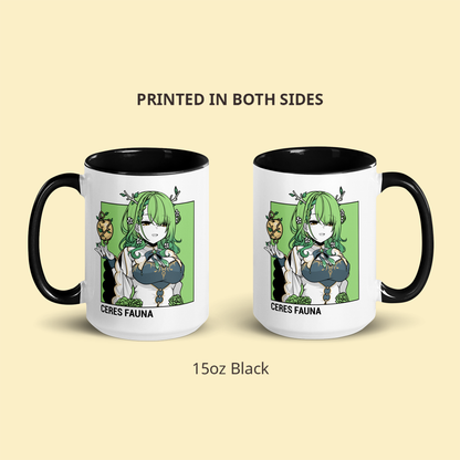Ceres Fauna Mug, Vtuber Mug, Ceres Fauna Coffee Cup, Ceres Fauna Merch, Customized Coffee Mug, Vtuber Merch, Hololive Fan Merch, Gift For Friend