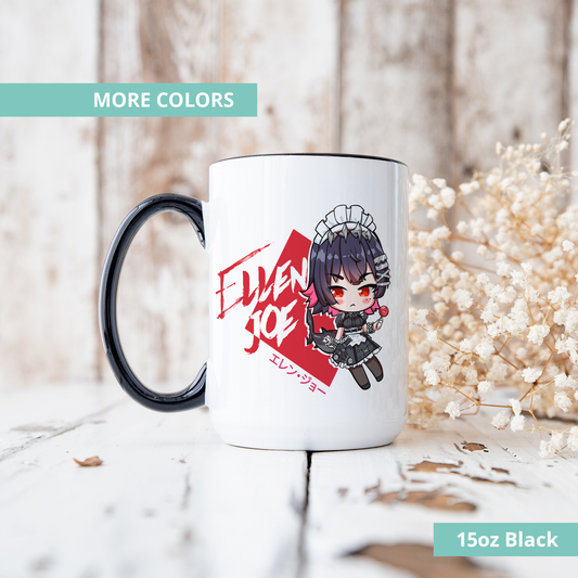 Ellen Joe Zenless Zone Zero Mug, waifu Mug, Ellen Joe Zenless Zone Zero Coffee Cup, Ellen Joe Merch, Customized Coffee Mug, Waifu gacha Merch, Ellen Joe Fan Merch, Gift For Friend