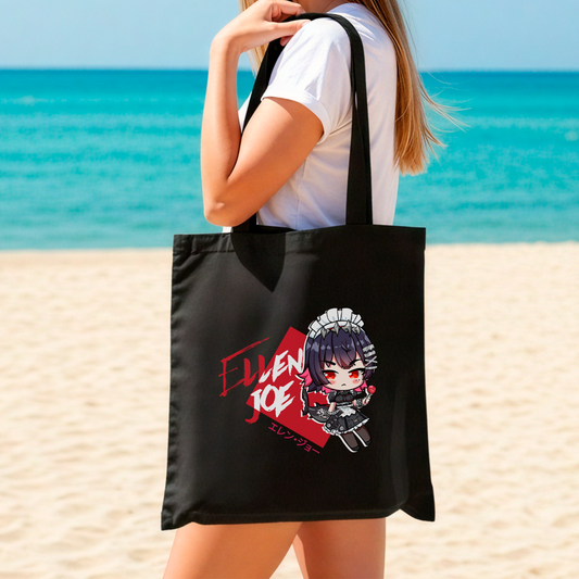 Ellen Joe Zenless Zone Zero Tote Bag Waifu gacha game Tote Bag Ellen Joe Zenless Zone Zero Fan Merch Cotton Canvas Tote Bag Eco Tote Bag Sustainable Bag Kawaii Tote Bag Ellen Joe Zenless Zone Zero merch