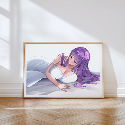 Fern Art Print, Sōsō no Frieren Poster, Frieren: Beyond Journey's End Merch, Gift For Anime Fan, Frireren Merch, Anime Poster, Fern Fan