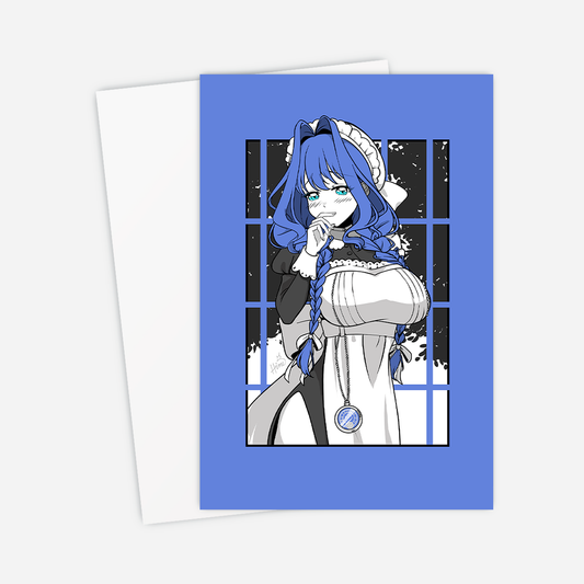 Hololive Ouro Kronii Postcard, Vtuber Mini Print, Ouro Kronii Mini Print, Vtubers Merch, Ouro Kronii Merch, Ouro Kronii Mini Poster, Gift For Vtuber Fan
