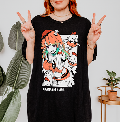Takanashi Kiara T-Shirt Vtuber Shirt Takanashi Kiara Tee Gift for Vtuber Fan Anime Waifu Shirt Cool Vtuber Tee Waifu T-Shirt Hololive Merch