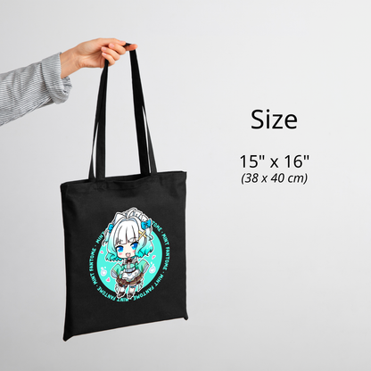 Mint Fantome Tote Bag Vtuber Tote Bag Mint Fantome Fan Merch Cotton Canvas Tote Bag Eco Tote Bag Sustainable Bag Kawaii Tote Bag Maid Mint merch