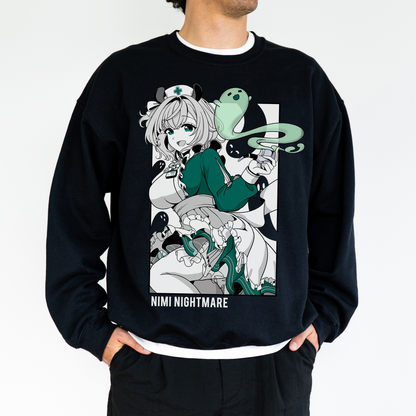 Nimi Nightmare Sweatshirt Vtuber Crewneck Nimi Nightmare Shirt Gift for Vtuber Fan Vtuber Waifu Shirt Cool Vtuber Nimi Nightmare Sweatshirt Nimi Nightmare Merch