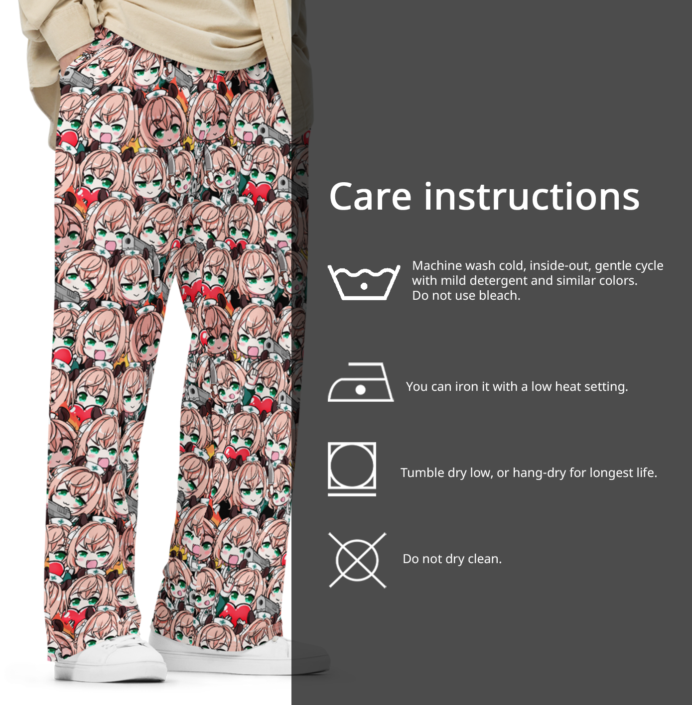 Nimi Nightmare pajama pants Vtuber pajama apparel Gift for Vtuber Fan Anime pajama Cool Vtuber apparel Nimi Nightmare Merch