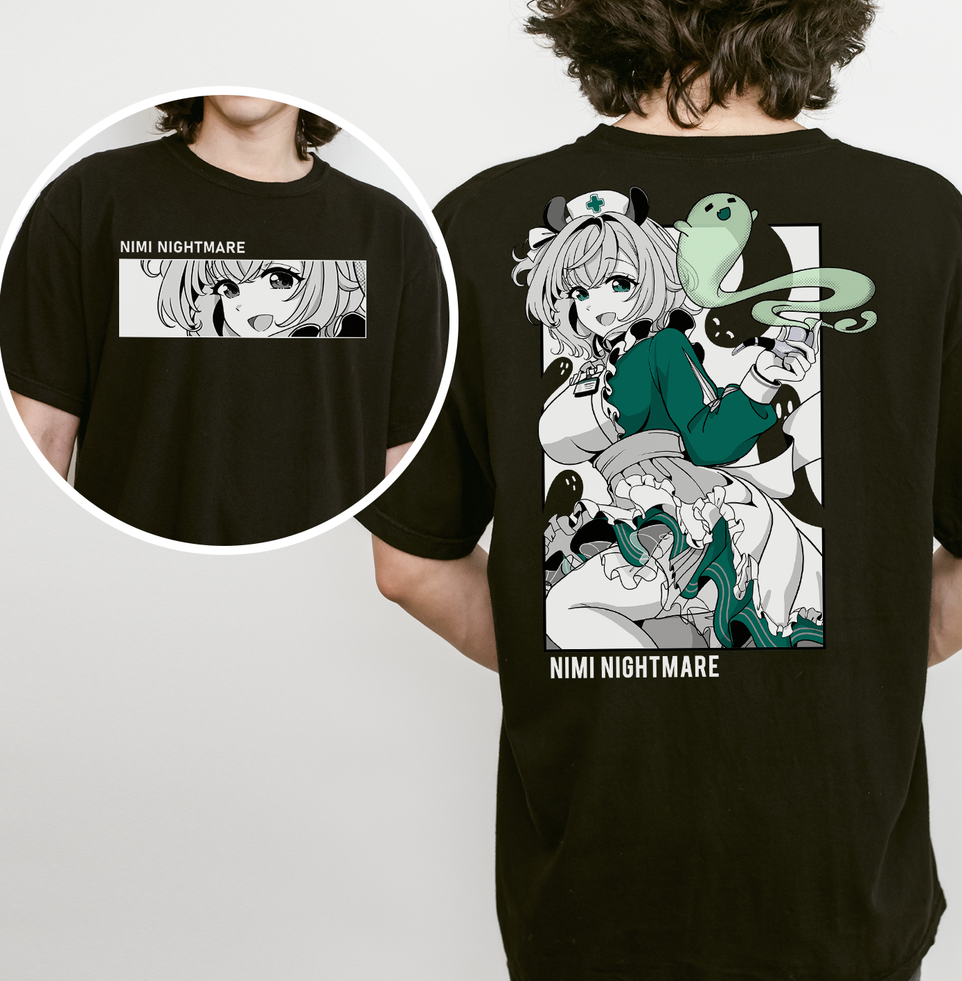 Nimi Nightmare T-Shirt Vtuber Shirt Nimi Nightmare Tee Gift for Vtuber Fan Anime Waifu Shirt Cool Vtuber Tee Waifu T-Shirt Nimi Nightmare Merch