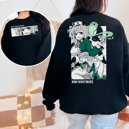 Nimi Nightmare Sweatshirt Vtuber Crewneck Nimi Nightmare Shirt Gift for Vtuber Fan Vtuber Waifu Shirt Cool Vtuber Nimi Nightmare Sweatshirt Nimi Nightmare Merch