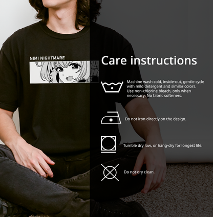 Nimi Nightmare T-Shirt Vtuber Shirt Nimi Nightmare Tee Gift for Vtuber Fan Anime Waifu Shirt Cool Vtuber Tee Waifu T-Shirt Nimi Nightmare Merch