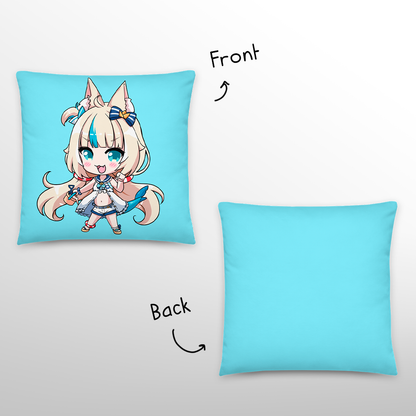 Sameko Saba Throw Pillow, Vtuber Throw Pillows, Gift for Vtuber Fan, Sameko Saba Throw Pillow, Decorative Pillow, Sameko Saba Merch