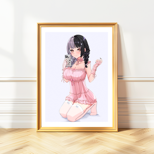 Shiori Novella Wall Art Shiori Novella Hololive Advent Merch Vtubers Gift Hololive Wall Decor Shiori Novella Merch Anime Wall Art Canvas